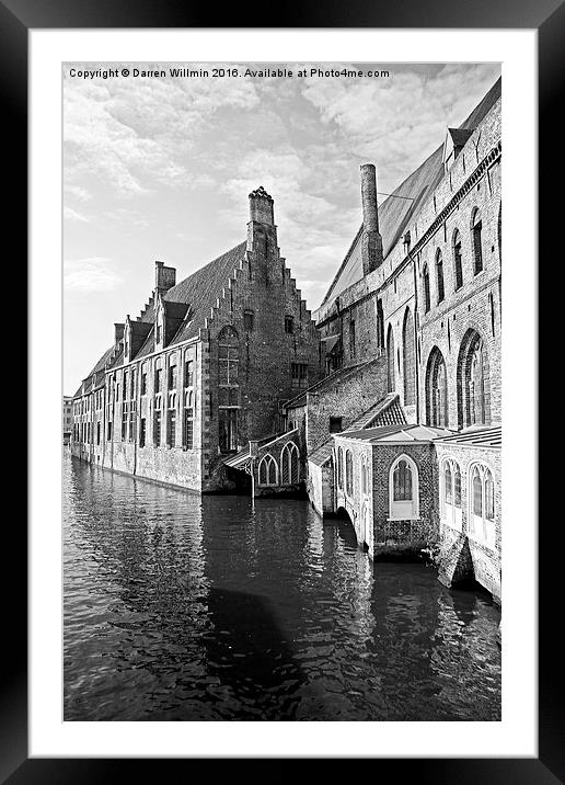 Brugge on Sea Framed Mounted Print by Darren Willmin