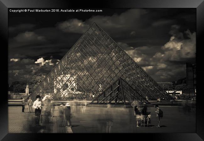Ghosts of the Louvre Framed Print by Paul Warburton