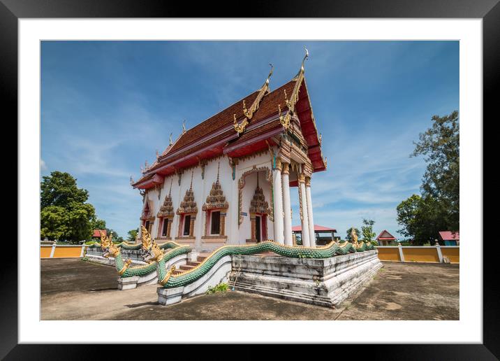 Buddhist Temple Framed Mounted Print by Annette Johnson