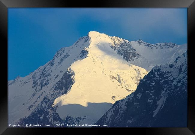 Pamir Mountains in the Wakhan Valley #1 Framed Print by Annette Johnson