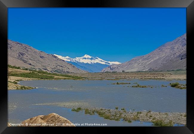 Pamir Mountains in the Wakhan Valley #9 Framed Print by Annette Johnson