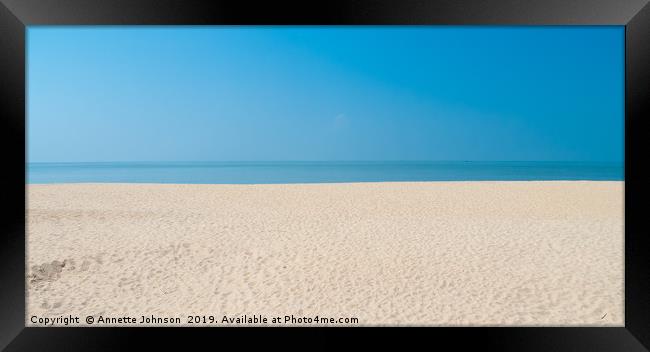 Malabar Beach #1 Framed Print by Annette Johnson