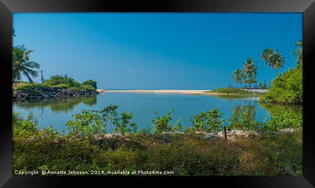 Malabar Beach #2 Framed Print by Annette Johnson