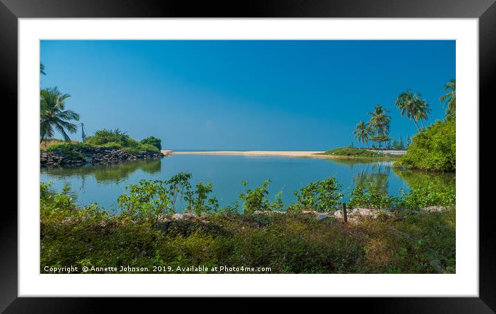 Malabar Beach #2 Framed Mounted Print by Annette Johnson