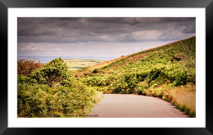 Scenery of North Devon Framed Mounted Print by Jeremy Sage