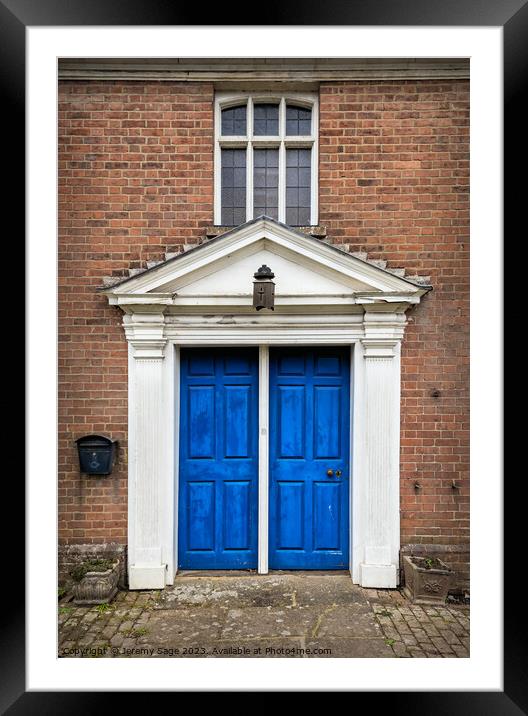 The Blue Entrance of History Framed Mounted Print by Jeremy Sage