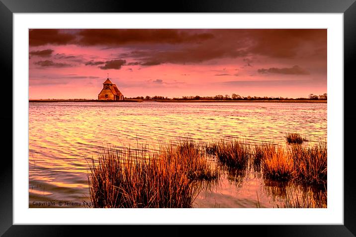 The Resilience of Fairfield Church Framed Mounted Print by Jeremy Sage