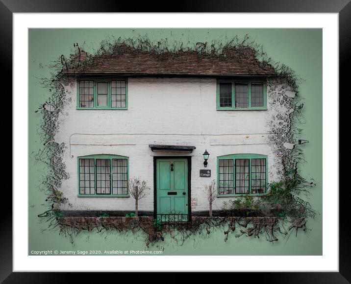 Enchanting Countryside Abode Framed Mounted Print by Jeremy Sage