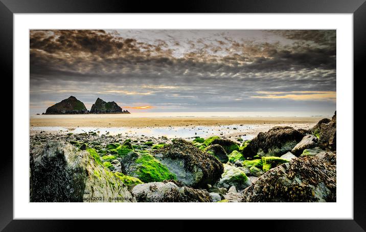 Holywell view Framed Mounted Print by Jeremy Sage