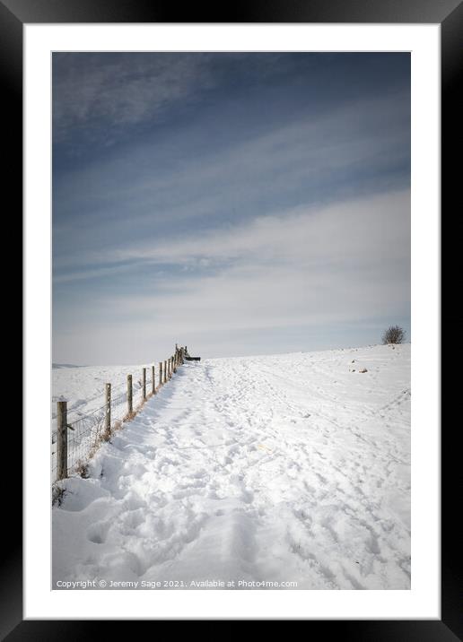 Winter Wonderland Framed Mounted Print by Jeremy Sage