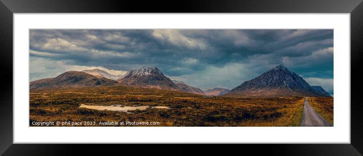 Buachaille Etive Mor Framed Mounted Print by phil pace