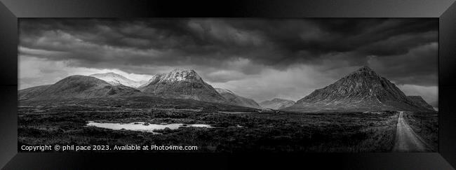 Buachaille Etive Mor Framed Print by phil pace