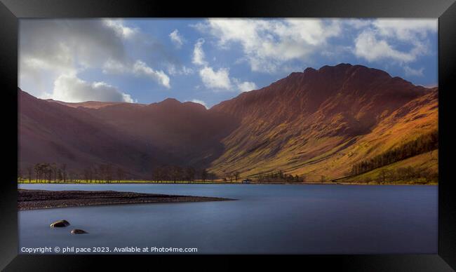 Buttermere Framed Print by phil pace