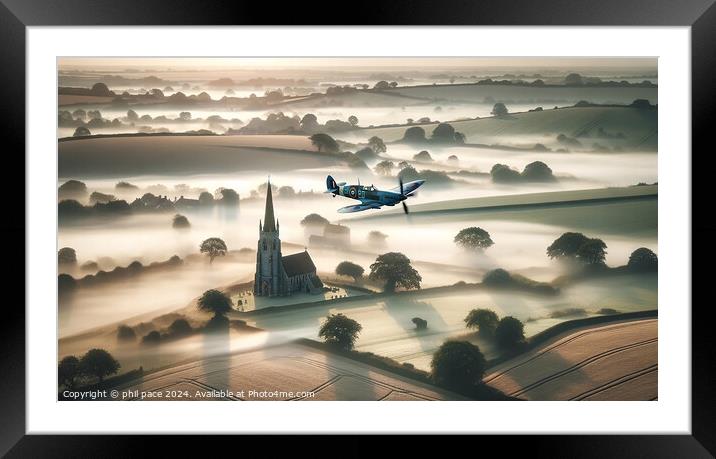 Whispers of Dawn Framed Mounted Print by phil pace