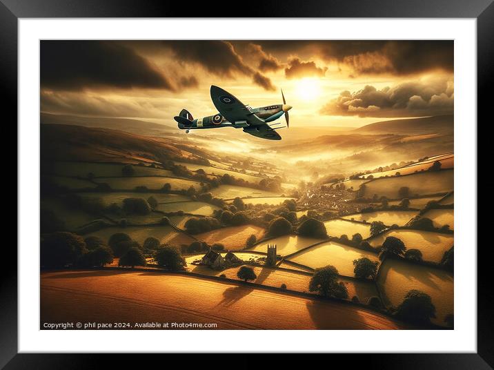 Guardian of the Countryside Framed Mounted Print by phil pace