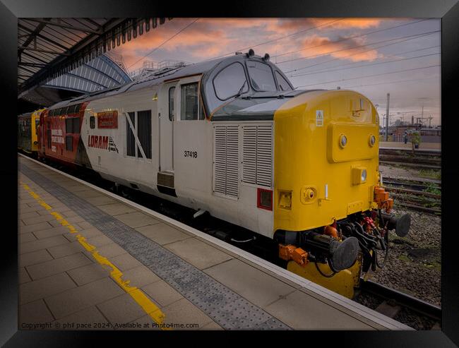 The Class 37 Framed Print by phil pace