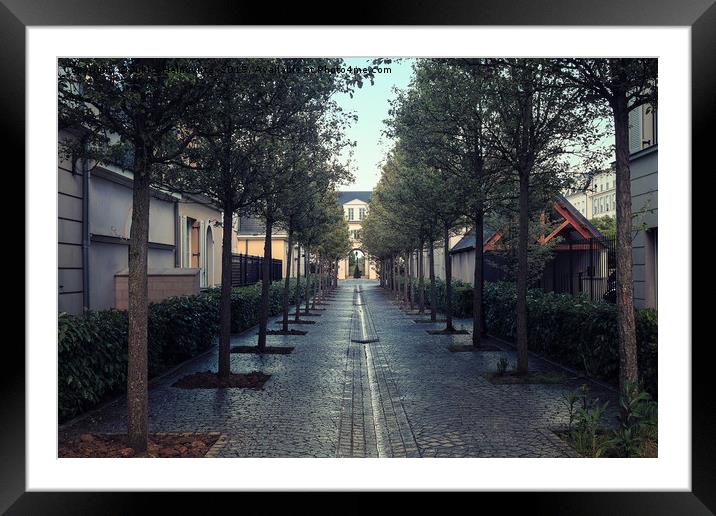 Alley After The Rain Framed Mounted Print by Jukka Heinovirta