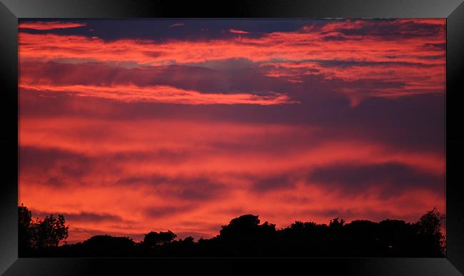 Gornal Sunset  Framed Print by Dave Holt