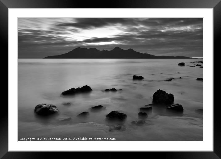 Bay Of Laig Framed Mounted Print by Alex Johnson