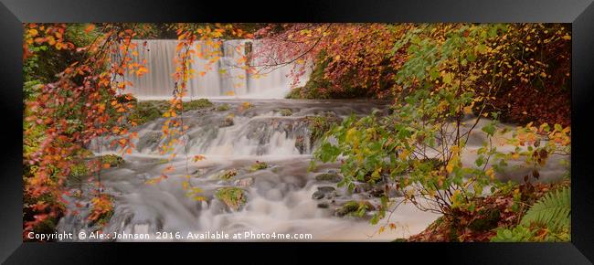 Stockghyll Force Framed Print by Alex Johnson