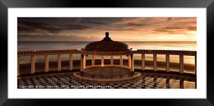 Scarborough Sun Court Framed Mounted Print by Alex Johnson