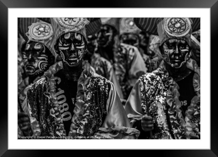 Candombe drummers at street, calls parade, montevideo, uruguay Framed Mounted Print by Daniel Ferreira-Leite