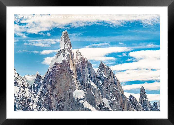 Cerro Torre Parque Nacional Los Glaciares. Argenti Framed Mounted Print by Daniel Ferreira-Leite
