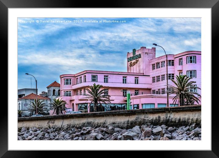 Old Style Waterfront Hotel, Montevideo, Uruguay Framed Mounted Print by Daniel Ferreira-Leite
