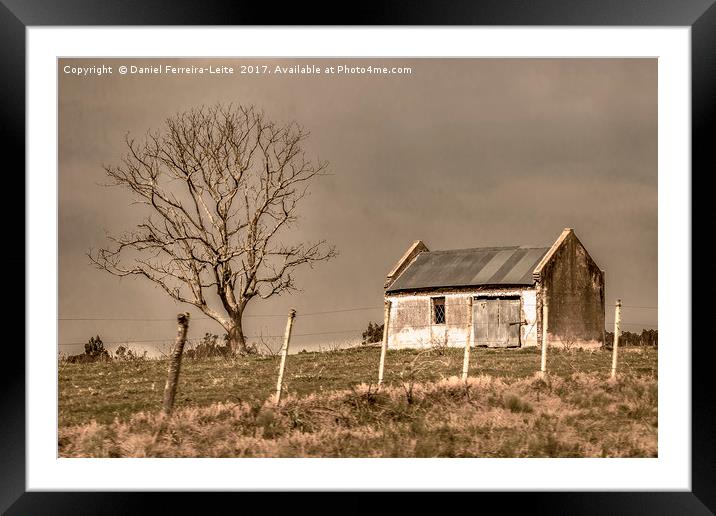 Rural House Landscape Scene, Uruguay Framed Mounted Print by Daniel Ferreira-Leite