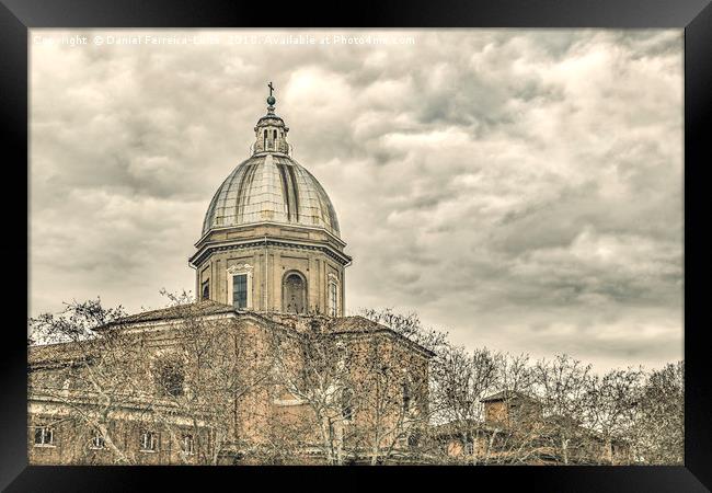 Rome Downtown Buildings Framed Print by Daniel Ferreira-Leite