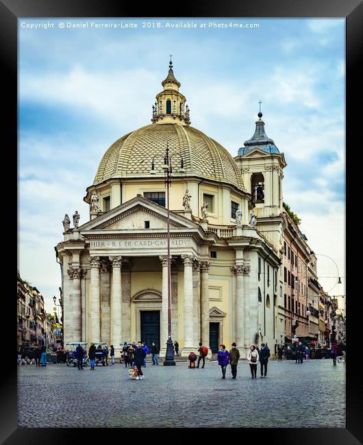 Piazza del Popolo, Rome, Italy Framed Print by Daniel Ferreira-Leite
