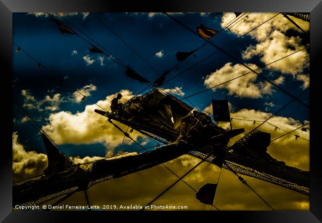 Sailor at Reefpoint High Contrast Photo Framed Print by Daniel Ferreira-Leite