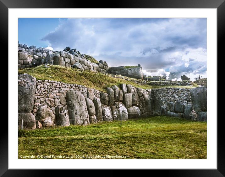 Sacsayhuaman Inca Fortress, Cusco, Peru Framed Mounted Print by Daniel Ferreira-Leite