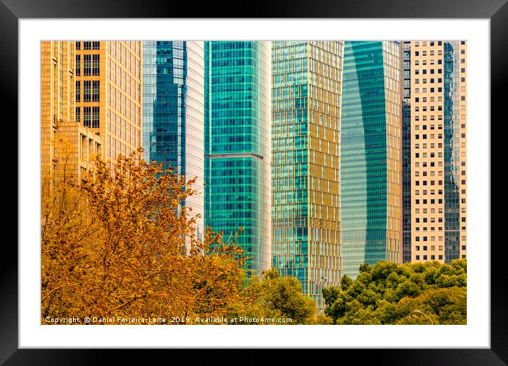 Pudong Financial District, Shanghai, China Framed Mounted Print by Daniel Ferreira-Leite