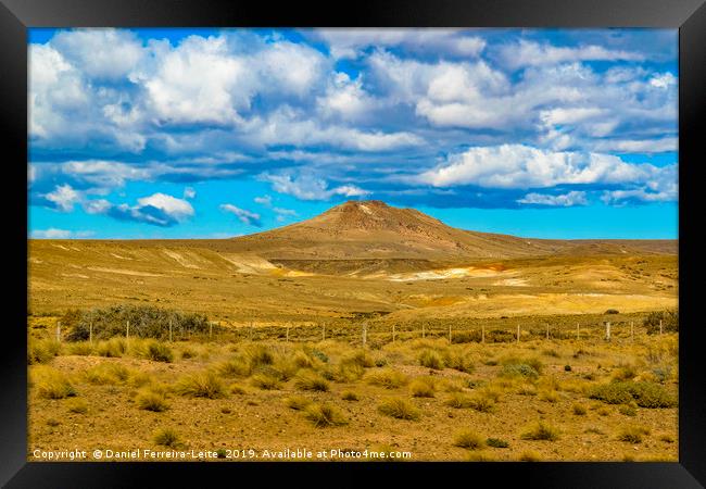 Patagonian Landscape Scene, Argentina Framed Print by Daniel Ferreira-Leite