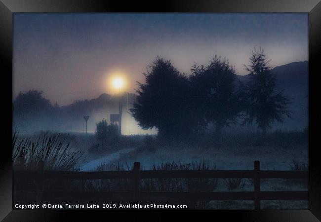 Night Scene Highway, Patagonia, Chile Framed Print by Daniel Ferreira-Leite