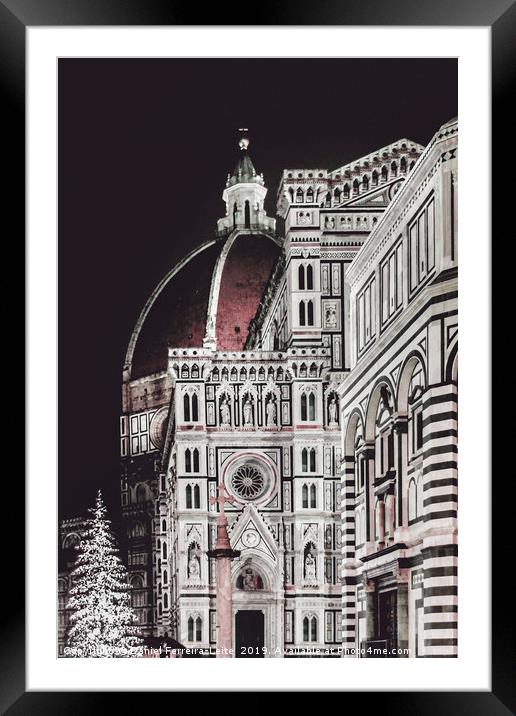 Santa Maria del Fiore Cathedral, Florence Framed Mounted Print by Daniel Ferreira-Leite