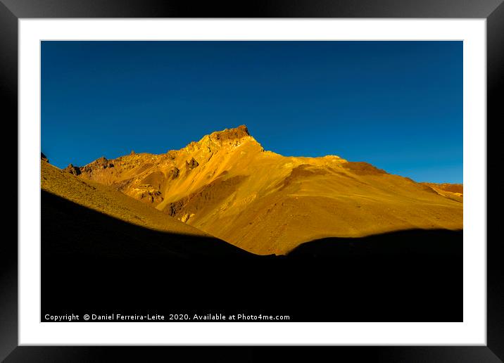 Aconcagua National, Park, Mendoza, Argentina Framed Mounted Print by Daniel Ferreira-Leite