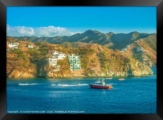 Taganga Landscape and Architecture Framed Print by Daniel Ferreira-Leite