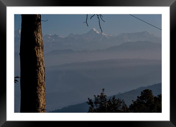 Building  Framed Mounted Print by NITYANANDA MUKHERJEE