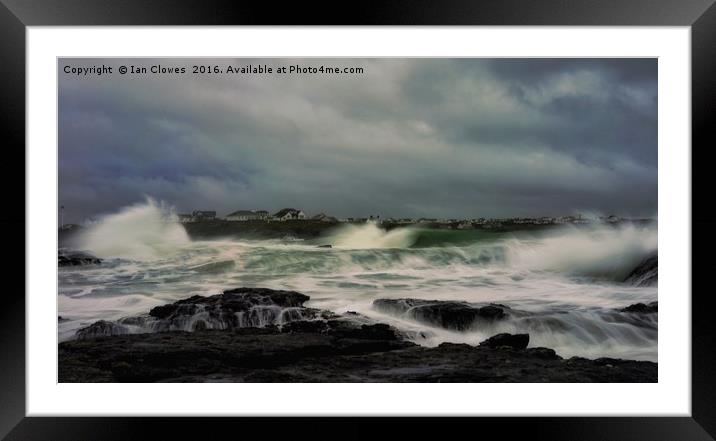      The storm before the calm                     Framed Mounted Print by Ian Clowes