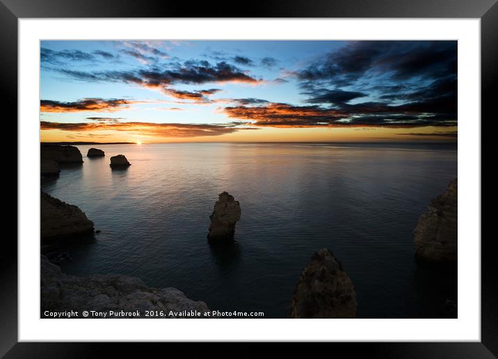 Dawn Framed Mounted Print by Tony Purbrook