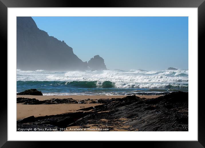 Castelejo Beach Framed Mounted Print by Tony Purbrook