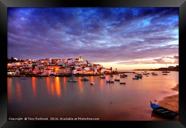 Dusk Framed Print by Tony Purbrook