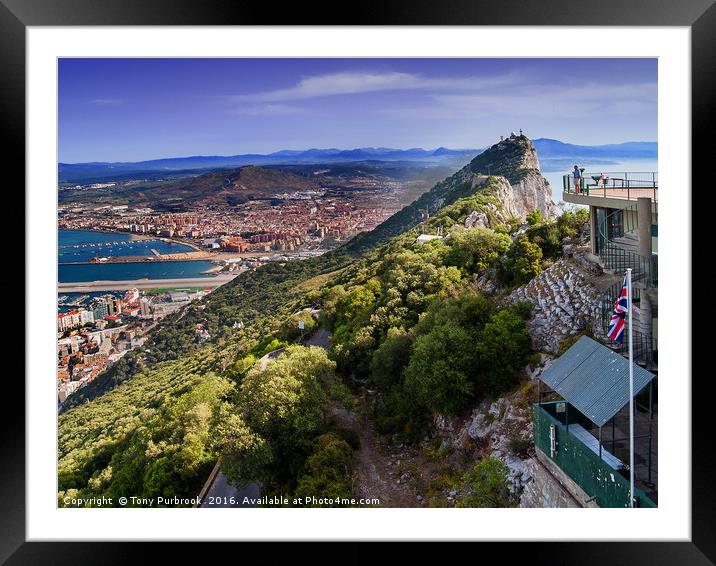 The Rock Framed Mounted Print by Tony Purbrook