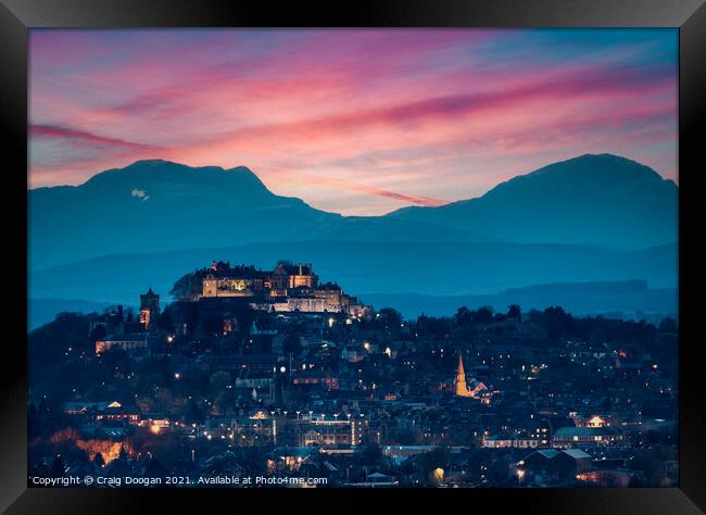 Stirling Castle Framed Print by Craig Doogan