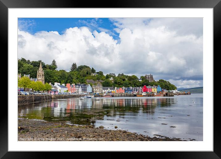 Tobermory View Framed Mounted Print by Craig Doogan