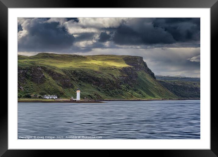 Rubha Gall Lighthouse - Isle of Mull Framed Mounted Print by Craig Doogan