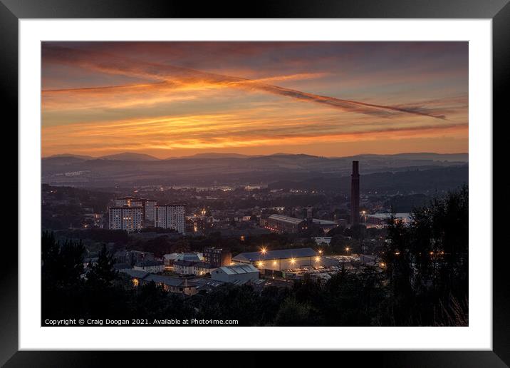 Dundee West End Framed Mounted Print by Craig Doogan
