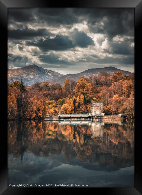 Clunie Dam - Pitlochry Framed Print by Craig Doogan